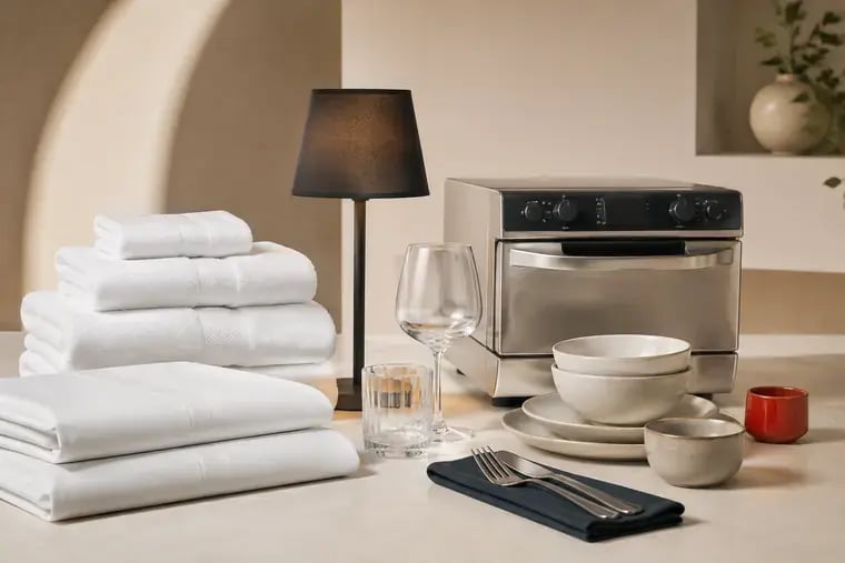 Textiles y equipamiento para hoteles y gastronomía
