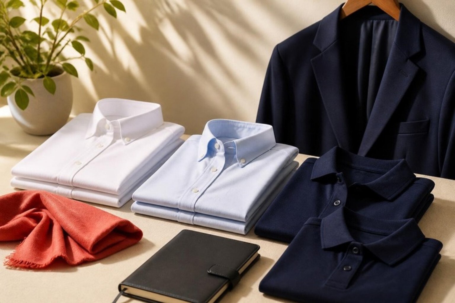 Camisas, polos y blazers para personal de atención y oficina